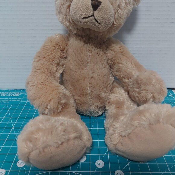 Baby Ganz Collection Plush Bear 13 Inch Sand Beige Tan Stuffed Animal Plushie - Picture 3 of 6